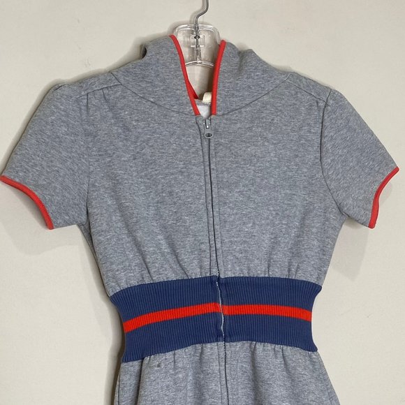 Vintage Free People Sweatshirt Dress With Hood - Picture 3 of 13